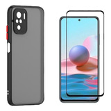 Capa Capinha Ant Impacto Para Redmi Note 10 10s + Pelicula