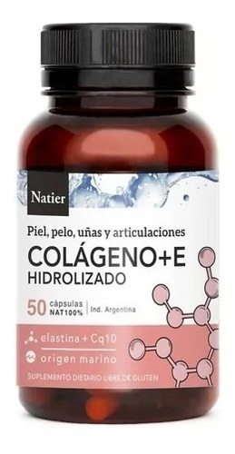 Natier Colageno + Coq10 + Vitamina E  X 50 Capsulas