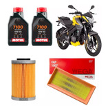 Kit Service Bajaj Rouser Ns As Filtros + Motul 7100 Sia+