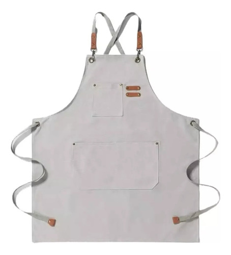 Delantal Gastronómico Unisex Jean Cocina Barbería Asado Chef