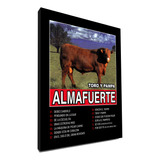 Cuadro Almafuerte Toro Y Pampa Album 40x30 Cm Ricardo Iorio