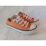 Zapatillas All Star Niño Talle 26 27 Naranja X Boedo