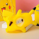 Lámpara Led Pokémon De Pikachu, Adorno Para Árbol De Navidad, Color Cúpula, Color Amarillo, Marco, Color N/a
