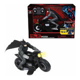 Dc Comics The Batman Batcycle R/c Con Figura De Acción Rider