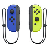Control Joystick  Nintendo Switch Joy-con Neón Azul Amarillo