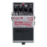 Pedal Boss Sintetizador De Bajo Bass Synthesizer Syb 5