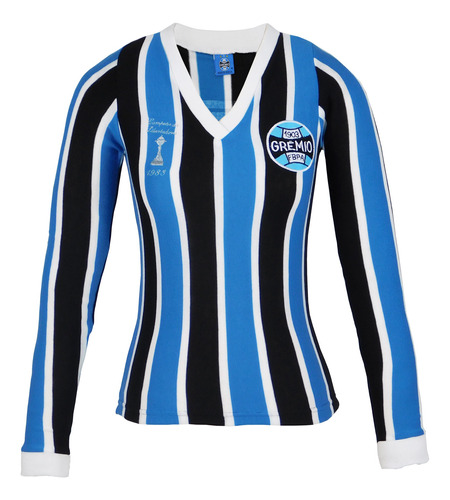 Camisa Baby Look Feminina Grêmio Retro 1983 Linho Oficial Ml