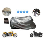 Funda Afelpada 100% Impermeable Para Harley Davidson V Rod