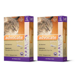 Combo 2 Unidades Advocate Antipulgas Gatos 4 A 8 Kg 0,8 Ml