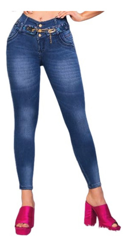Jeans Colombiano 100% Original Levantacola Style Future 2391