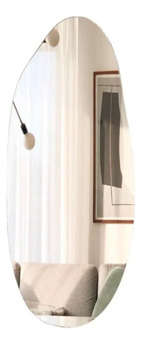 Espelho Orgânico C/ Led Decorativo Lapidado 160x60 Grande Cor Da Moldura Sem Moldura
