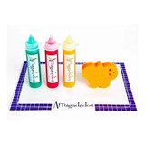 Arrugadedos Valija Crayon Mojado 3 Colores Esponja Y Pizarra