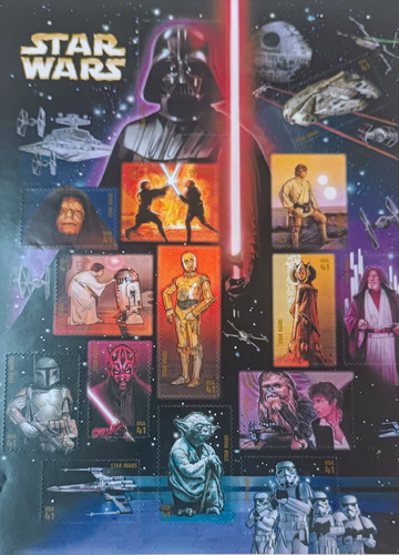 Timbres Filatelia Star Wars 30 Aniversario