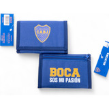 Billetera Monedero Boca Juniors Tela Licencia Oficial