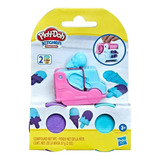 Masa Play Doh Juego Cocina Mini Camion Con Comida Hasbro Color Violeta/celeste