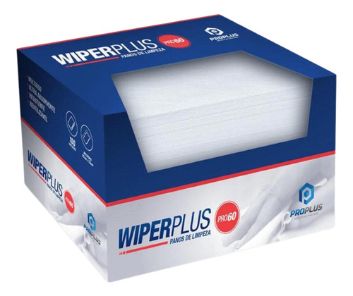 Pano Multiuso Wiper Plus Ultra Absorção Reutilizável 100 Un