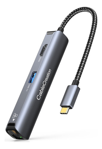 Adaptador Multipuerto Usb C, Adaptador Usb C 5 En 1, Carcas.