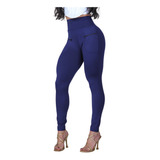 Calça Leg Legging Montaria Suplex Cós Alto Preta