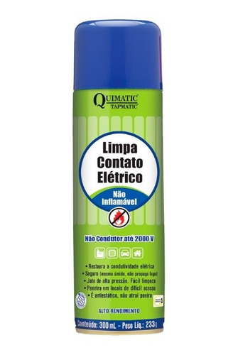 Limpador De Contatos Elétricos Não Inflamável 300ml Tapmatic