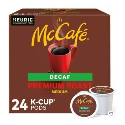 Café Premium Roast Descafeinado Mccafe Keurig K-Cup Pods 24uds | Envío gratis