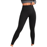 Calza Clasica Leggings Sin Frunce Tiro Alto Con Faja Spandex