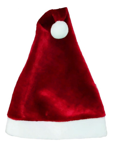 12 Gorro Navidad Rojo Algodón Sombrero Navideño Papa Noel