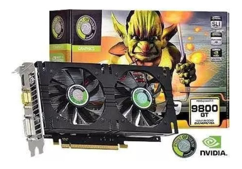 Placa De Video Geforce 9800 Gt 1gb Ddr3 256 Bits Dual-fan