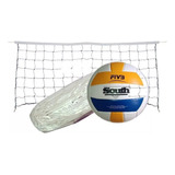 Combo Voley 1 - Red Profesional + Pelota South + Env Gratis!