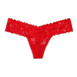 Calcinha Victorias Secret Fio Dental Lace Up Thong Panty Rd