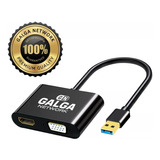 Conversor Adaptador Docking Video Usb 3.0 A Hdmi Y Vga Hub