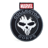 Funko Patches Marvel Punisher Bordado Jaqueta Colete Jeans