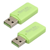 4x Lector De Tarjetas Externo Mini Usb 2.0 Para Tarjeta Tf