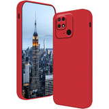 Estuche Silicone Case Compatible Con Xiaomi Redmi 10c Gamuza