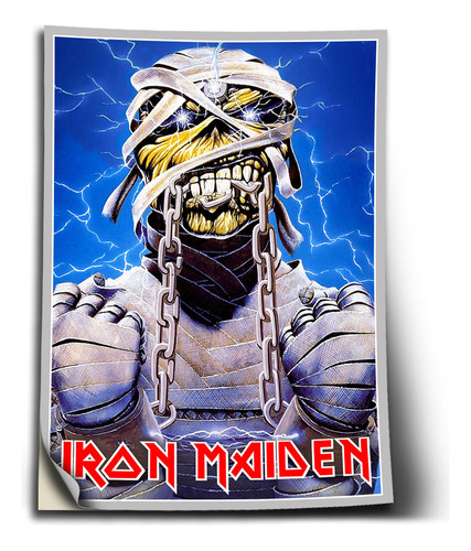 Adesivo Iron Maiden Harris Dickson Eddie Auto Colante A2 C
