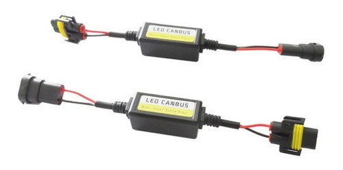 2 Piezas Led Faro Canbus Resistencia Noerror Decodificador