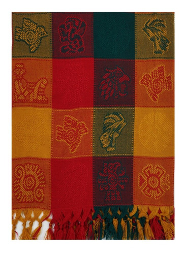 Souvenir Mexico Mantel Artesanal 1,5x1,5m (4 Pack)