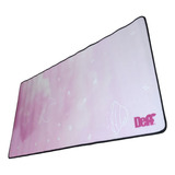 Mousepad Gamer Xl Nuve Rosada 90x40cm Antideslizante