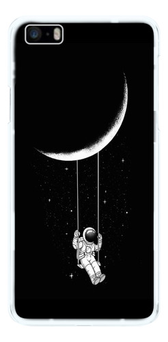 Capinha Compatível Astronauta Balanço - iPhone