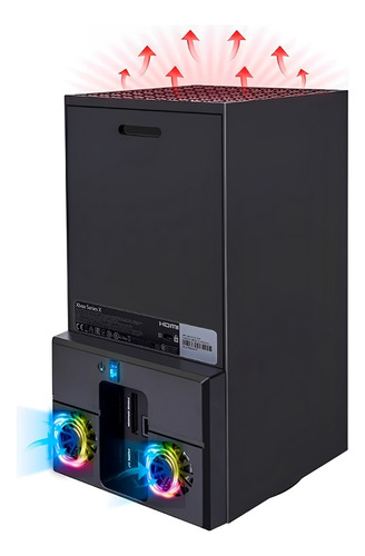 Cooler De Resfriamento P/ Xbox Luz Led Anti Superaquecimento