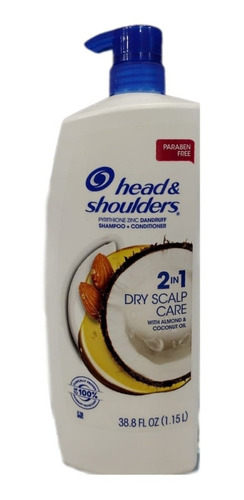 Head & Shoulders 2 In 1 Dry Scalp Care Shampoo  Condicioner