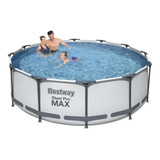 Pileta Bestway 366x100 Bomba + Cobertor + Escalera Premium