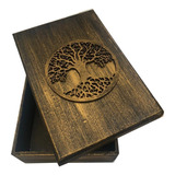 Caixa Mdf Para Guardar Tarot Yggdrasil  Dr 15x10x6