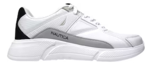 Tenis Para Caballero Nautica Costa Verde Blanco 