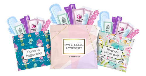 3 Kits Menstruales Todo En Uno  Varios Colores | Comodidad
