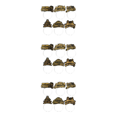 Diademas Decorativas De Año Nuevo, 18 Unidades