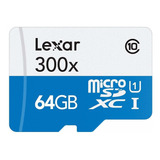 Tarjeta De Memoria Microsdxc Lexar De Alto Rendimiento 64gb.