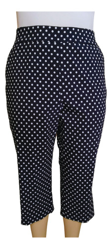 Pantalón Capri Mujer Ny Collection Talla 2xl Azul