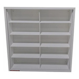 Estante Organizadora Mdf 50x50x13 Cm - Nichos 24x9.2 Cm