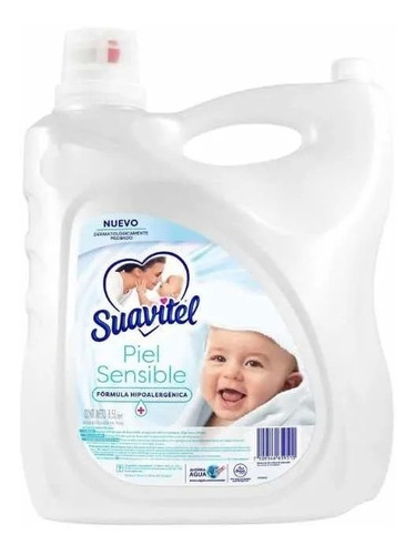 Suavizante De Telas Suavitel Piel Sensible Para Bebé 8.5l