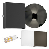 Arandela Parede Externa E Interna Mini Slim + Led G9 Someway